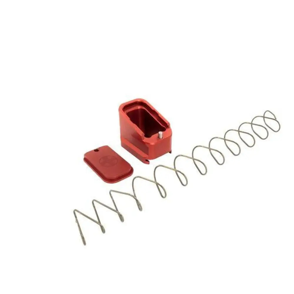 Shield Arms Magazine Extensions Extension +5/+4 for Glock 17/22/34/35/19x/45 Red Buy at Faith and Freedom Outdoors
