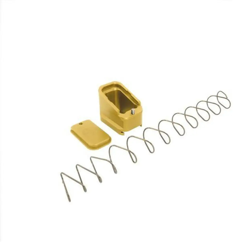 Shield Arms Magazine Extensions Extension +5/+4 for Glock 17/22/34/35/19x/45 Gold Buy at Faith and Freedom Outdoors
