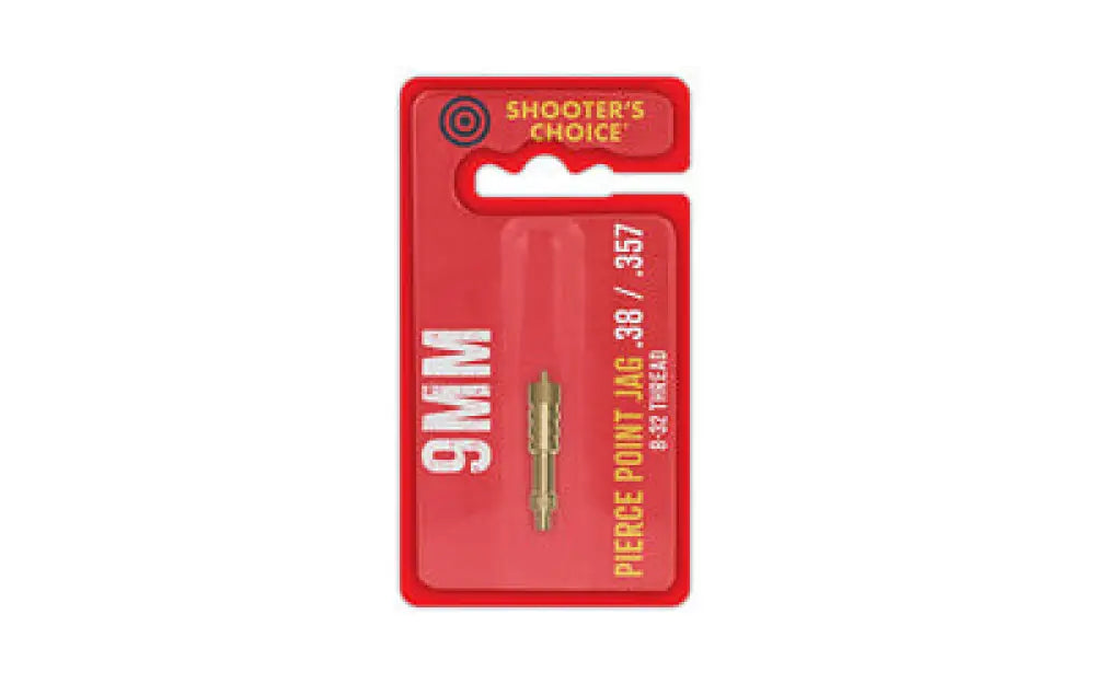 Shooters Choice 9mm Pierce Point Jag Buy at Faith and Freedom Outdoors - Cleaning Hardware & Components - Jag