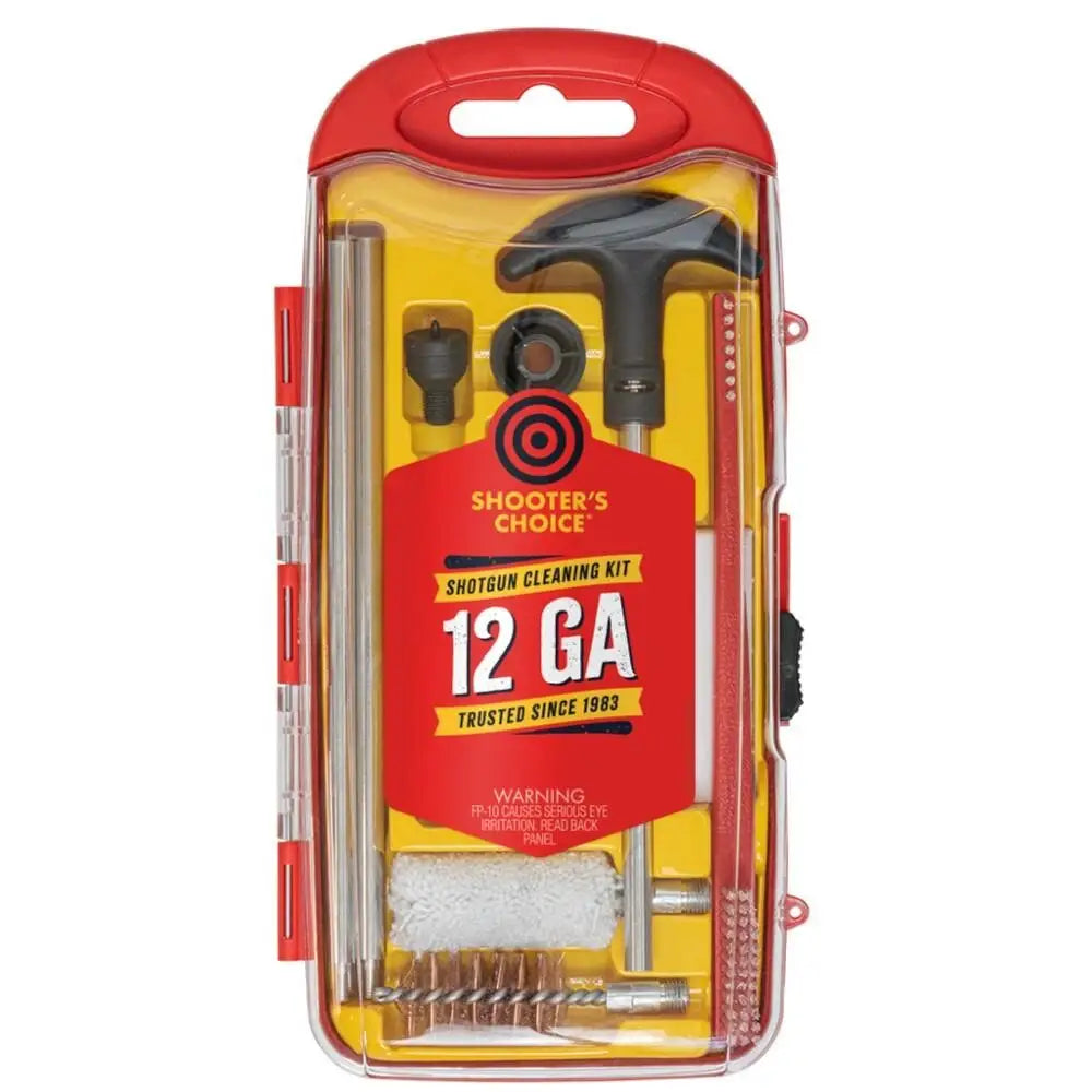 Shooters Choice Gun Cleaning Kits Llc 12 Ga Shotgun Kit with Aluminum Rod Buy at Faith and Freedom Outdoors