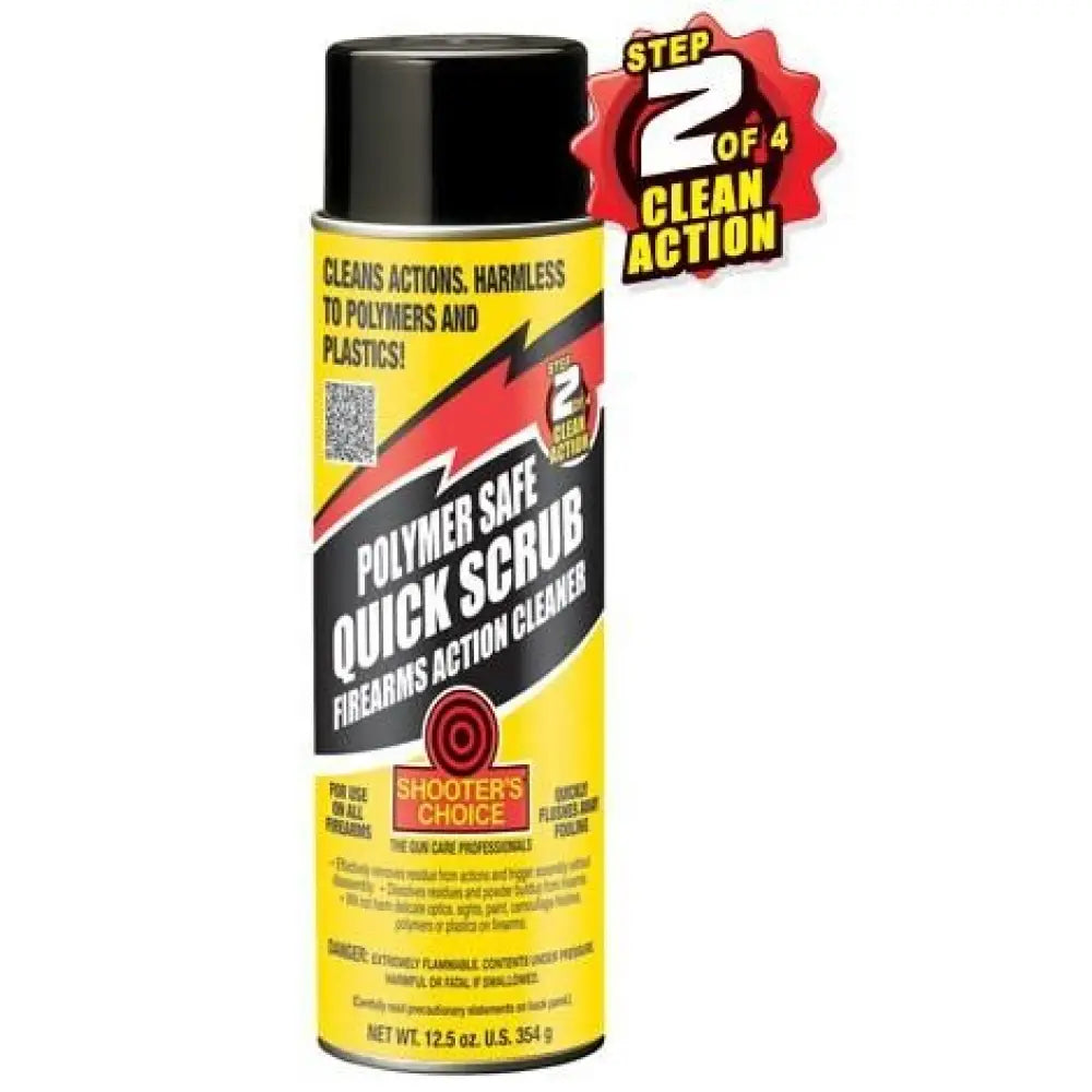 Shooters Choice Gun Oils & Cleaning Solvents Llc Psd Polymer Safe Quick Scrub 12oz Buy at Faith and Freedom Outdoors