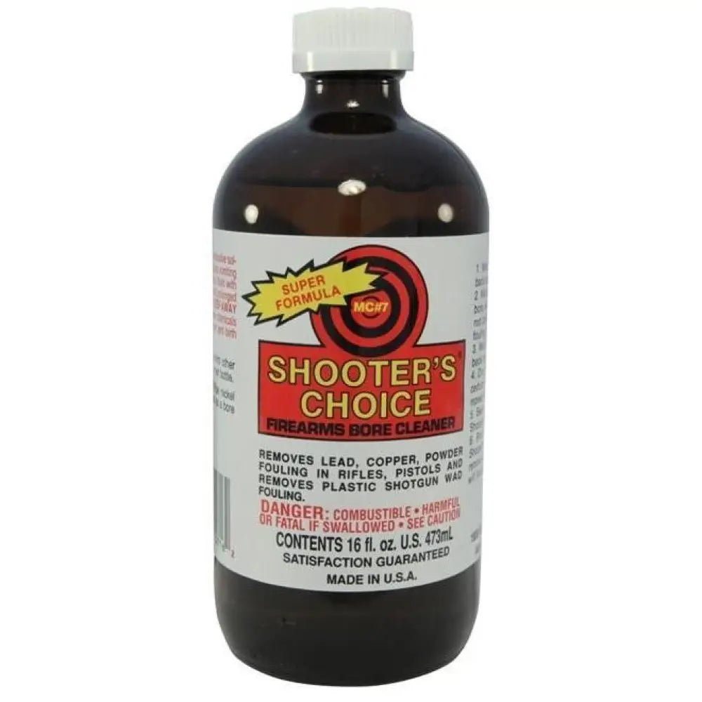 Shooters Choice Gun Oils & Cleaning Solvents Llc Shooter’s #7 Bore Solvent 16 Oz Buy at Faith and Freedom Outdoors