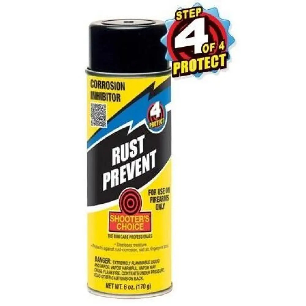 Shooters Choice Gun Oils & Cleaning Solvents Llc Shooter’s Rust Prevent 6 Oz Aerosol Buy at Faith and Freedom Outdoors