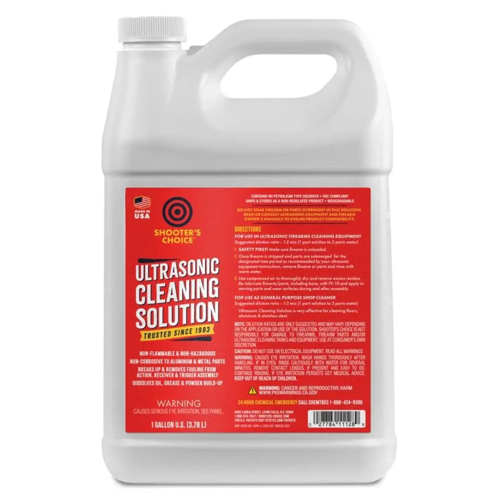 Shooters Choice Ultrasonic Gun Cleaners Llc Clean Solution 1 Gal Buy at Faith and Freedom Outdoors