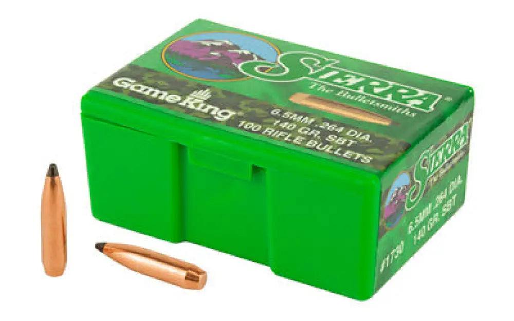 Sierra Gameking.264 140gr 100ct Buy at Faith and Freedom Outdoors - Bullets - Spitzer Boat Tail