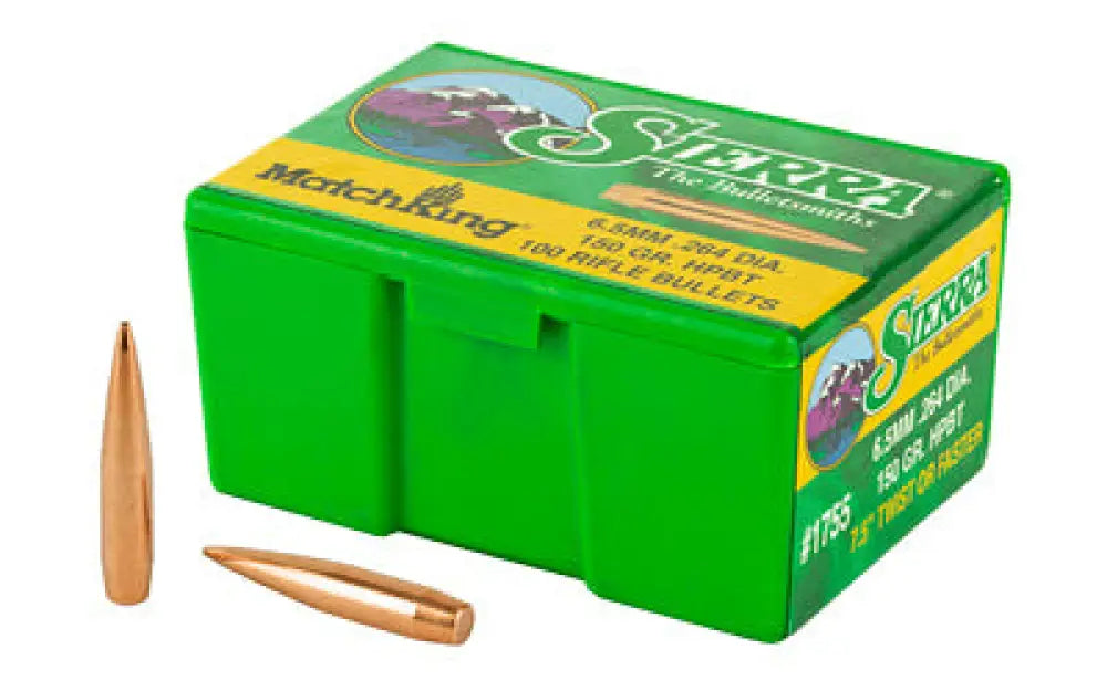 Sierra Matchking.264 150gr 100ct Buy at Faith and Freedom Outdoors - Boat Tail Hollow Point