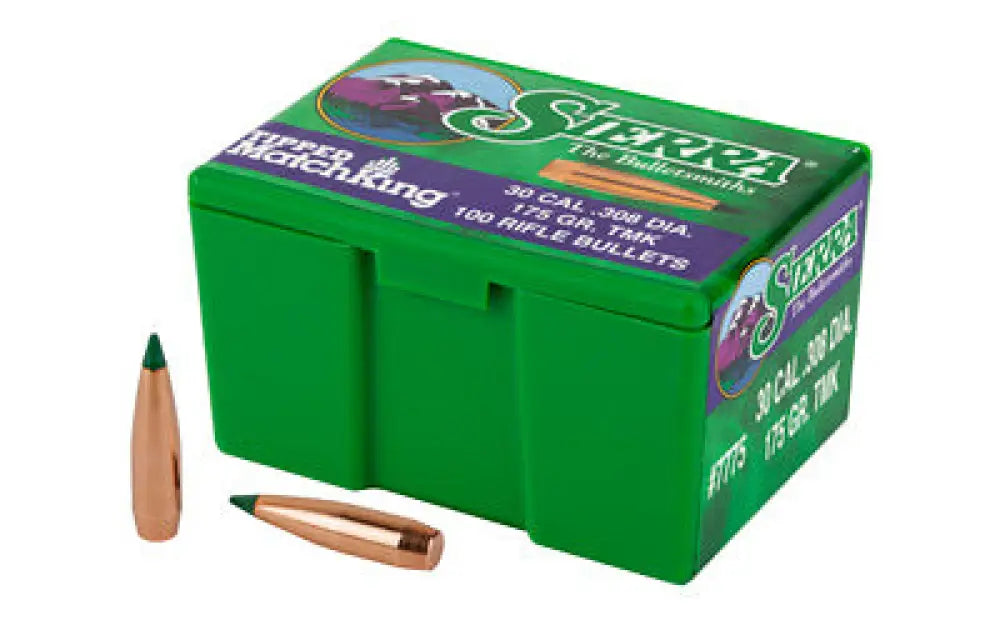 Sierra Tipped Mk.308 175gr 100ct Buy at Faith and Freedom Outdoors - Bullets - Ballistic Tip