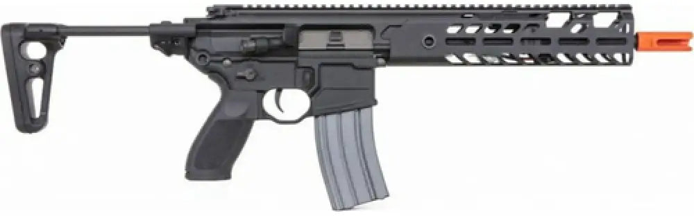 Sig Sauer Airguns Airpfmcxaeg Mcx Aeg 120rd 6mm Plastic Bb Black Aluminum Rec 3 Position Adjustable Stock - Airpfmcxaeg