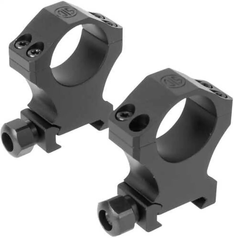 Sig Sauer Electro-optics Alpha1 Hunting Rings Weaver 35mm 6061-t6 Aluminum Extra High Black Matte - Soa10025