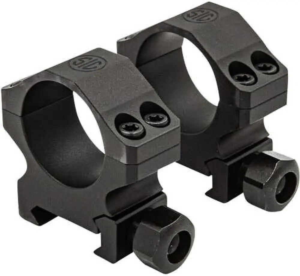 Sig Sauer Electro-optics Alpha1 Hunting Rings Weaver 35mm 6061-t6 Aluminum Medium Black Matte - Soa10023