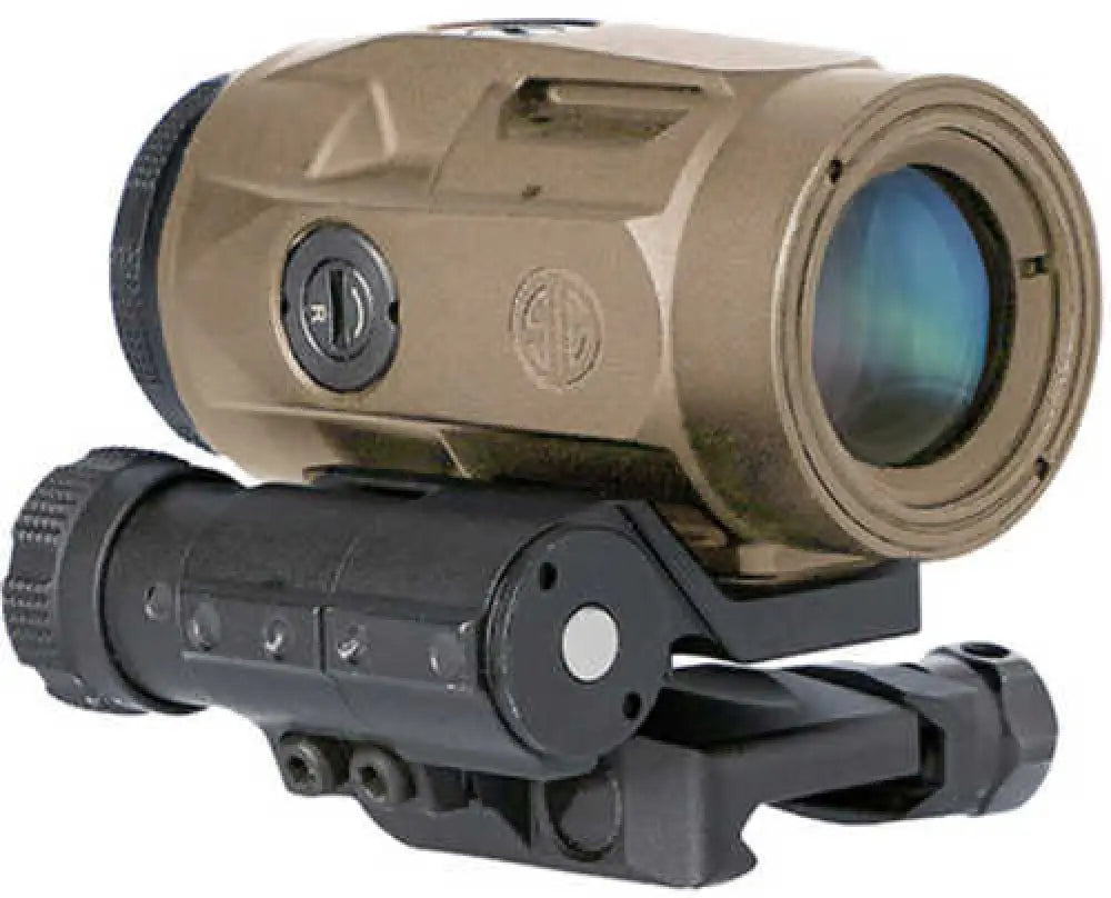 Sig Sauer Electro-optics Juliet3 Micro Magnifier Handgun 3x22mm Red Dot Flat Dark Earth - Soj3m011