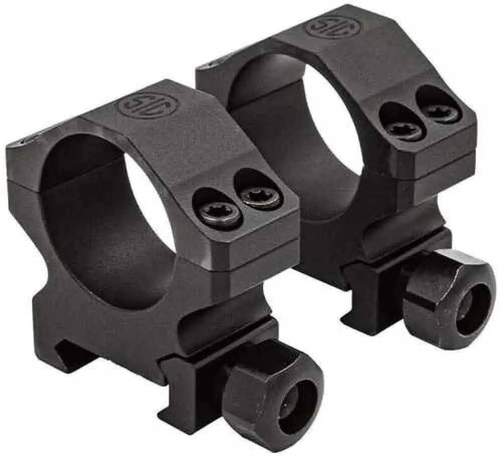 Sig Sauer Electro-optics Soa10024 Alpha1 Hunting Rings Weaver 35mm 6061-t6 Aluminum High Black Matte
