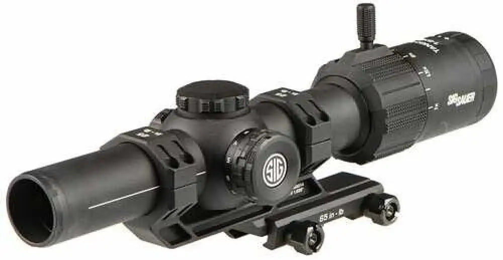 Sig Sauer Electro-optics Sotm81000 Tango-msr Lpvo 1-8x24mm 30mm Tube Illuminated Red Msr Bdc8 Reticle Features Throw Lev