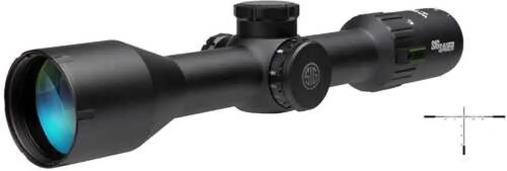 Sig Sauer Whiskey6 3-18x44 30mm Moa 2.0 Milling Hunter Reticle|black Sow63111 - Sow63111