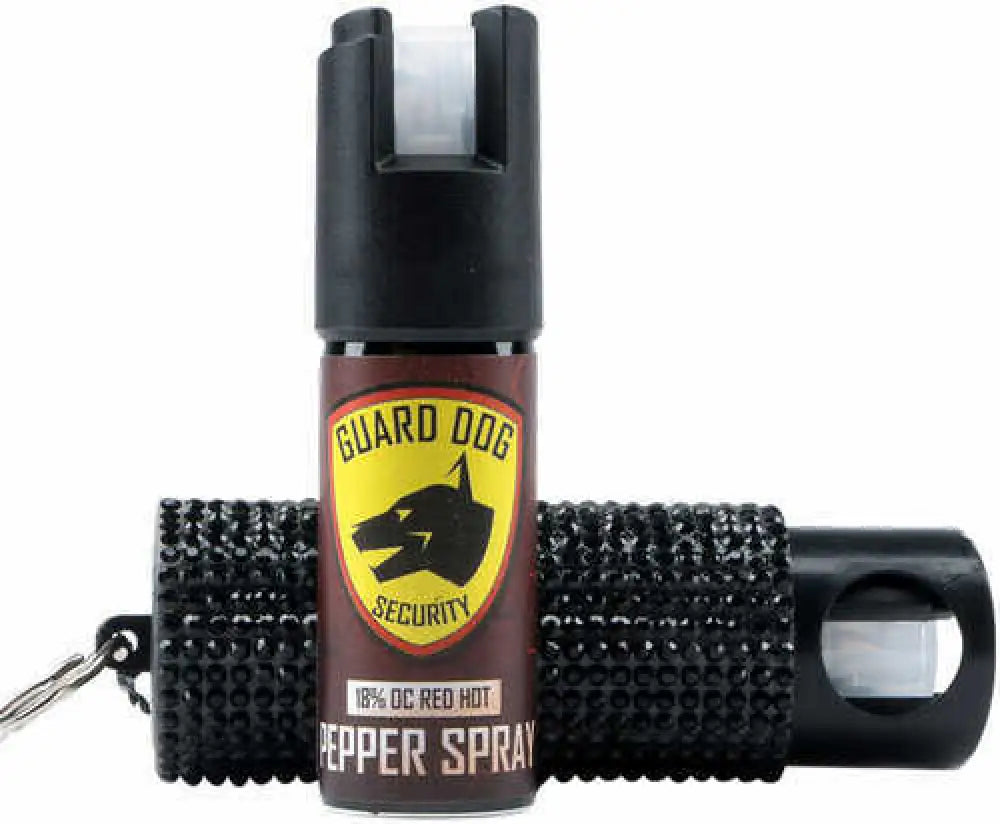 Skyline Usa Inc Guard Dog Bling it on Pepper Spray Black - Psgdboc181bk