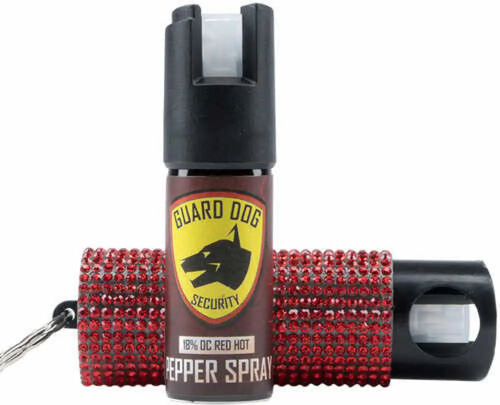 Skyline Usa Inc Guard Dog Bling it on Pepper Spray Red Md: Psgdboc181rd