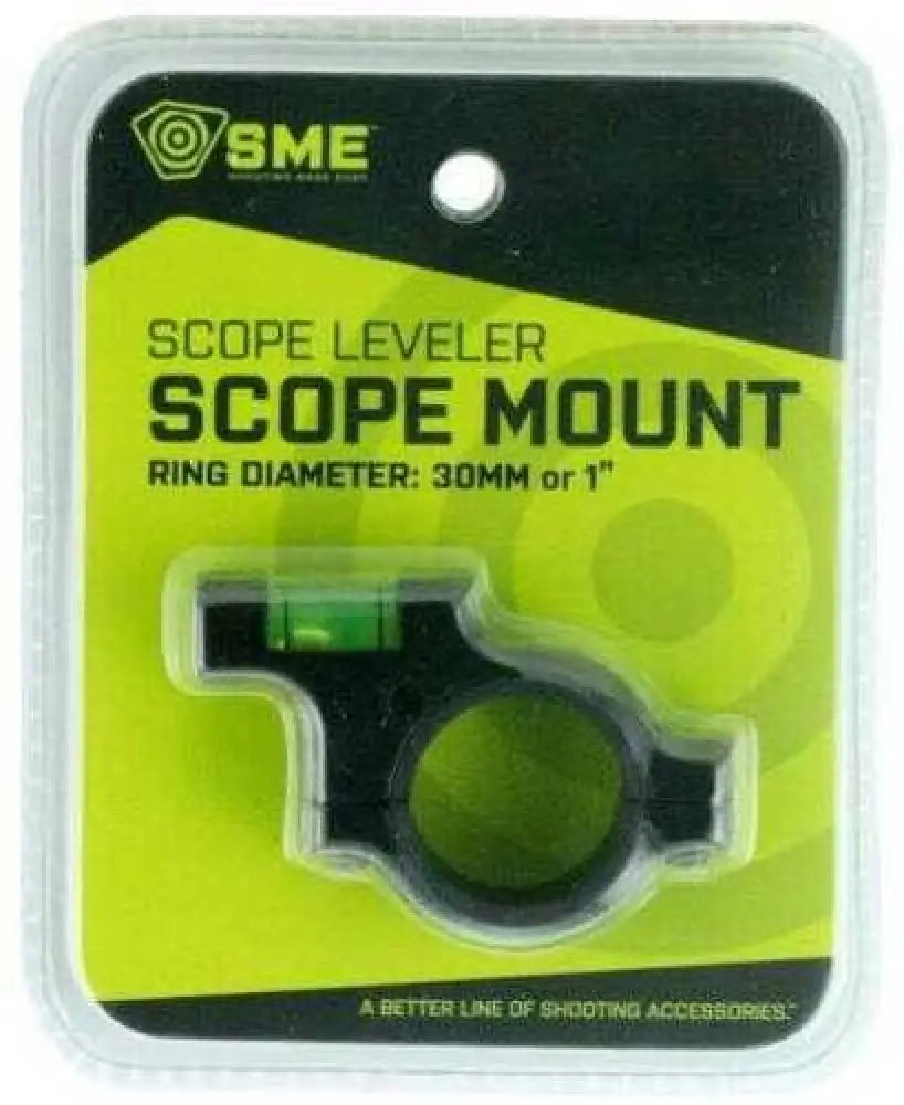 Sme Leveler Scope Mount 30mm-1’’ Tube Compatible Matte Black Finish - Sme-lvlscp