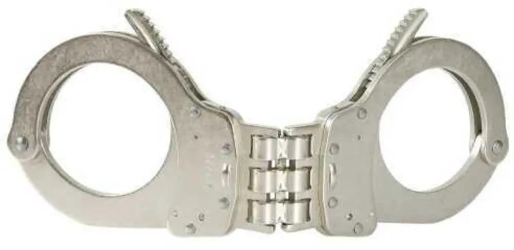Smith & Wesson 1h-1 Hinged Universal Handcuffs Nickel 350133