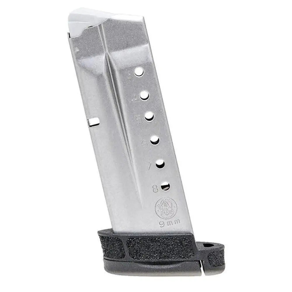 Smith & Wesson Handgun Magazines M&p Shield M2.0 Ss Magazine with Finger Rest 9mm Luger 8/rd Buy at Faith and Freedom