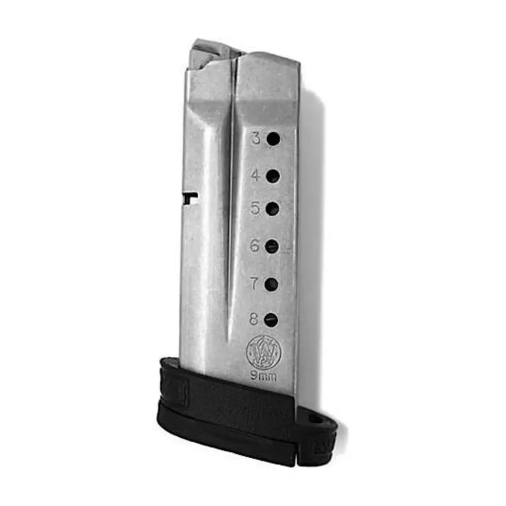 Smith & Wesson Handgun Magazines M&p9 Shield Magazine Stainless Steel 9mm Luger 8/rd Buy at Faith and Freedom Outdoors