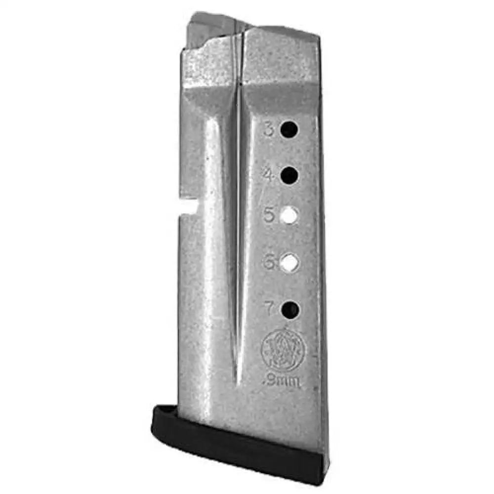 Smith & Wesson Handgun Magazines M&p9 Shield Magazine Stainless Steel 9mm Luger 7/rd Buy at Faith and Freedom Outdoors