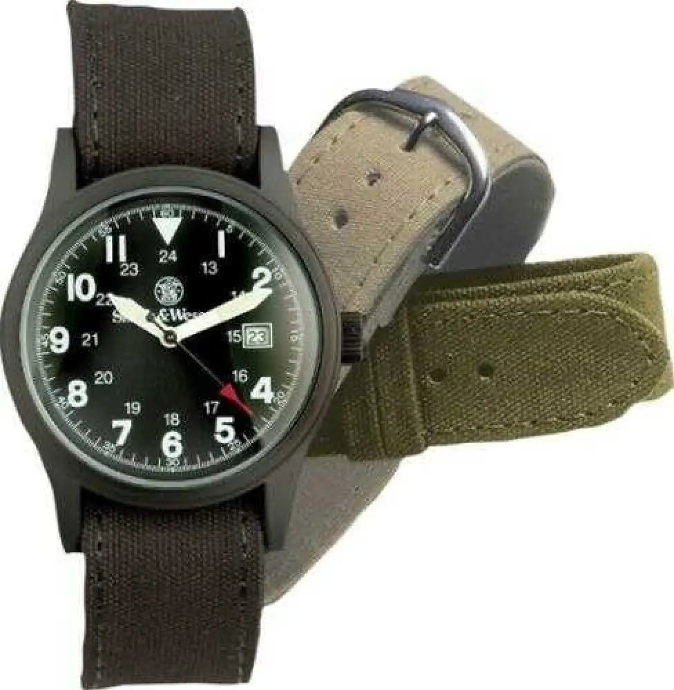 Smith & Wesson Military Watch Black 3 Set W/quartz Movement - Sww-1464-bk