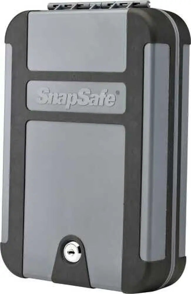 Snapsafe Treklite Lock Box X-large 10’’ 7’’ 2’’ Black and Gray Finish Key Cable Included 75212