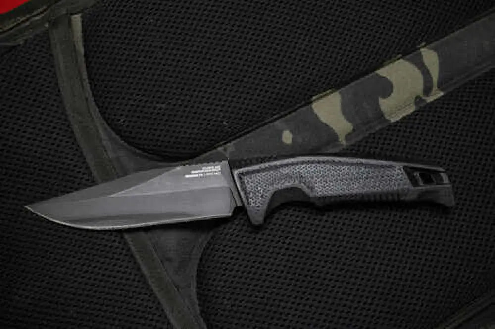 Sog-17-22-01 Recondo Fx 4.60’’ Fixed Plain Satin Tini Full Tang Cryo 440c Ss Blade/ Black Overmolded Grn Handle