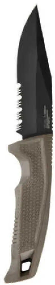 Sog-17-22-04 Recondo Fx 4.60’’ Fixed Part Serrated Satin Tini Full Tang Cryo 440c Ss Blade/ Fde Overmolded
