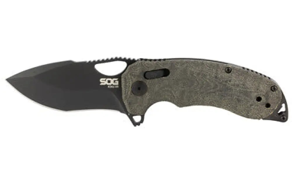 Sog Kiku Xr 3.03’’ Blackout Buy at Faith and Freedom Outdoors - Folding Knives - Knife