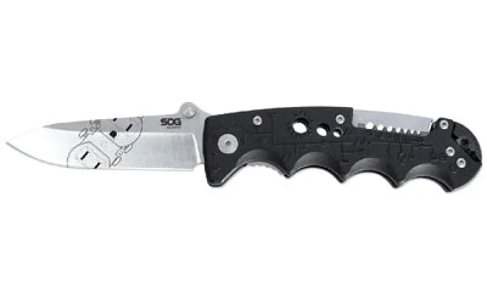Sog Kilowatt Black 3.4’’ Buy at Faith and Freedom Outdoors - Folding Knives - Knife