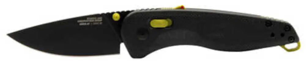 Sog Knives & Tools Aegis at 3.13’’ Folding Knife Drop Point Straight Edge Glass Reinforced Nylon Handle Cryo D2 Steel