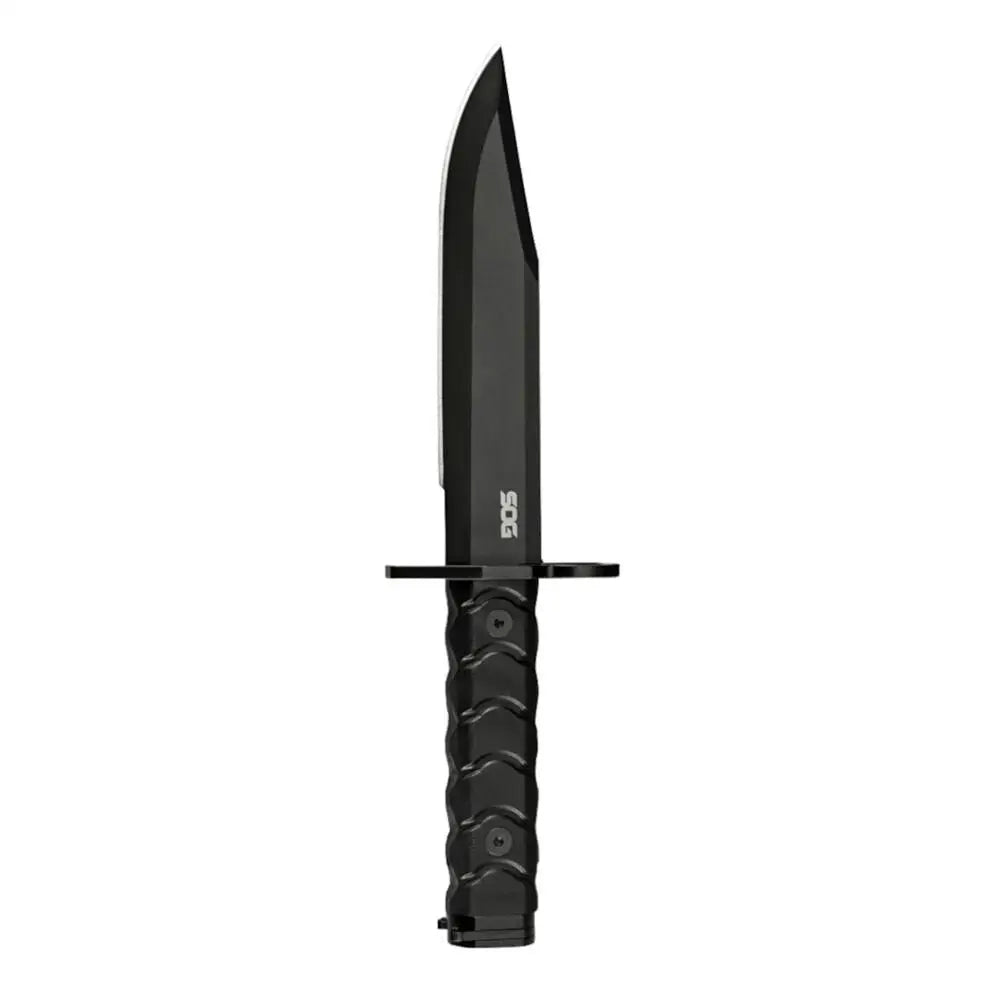 Sog Specialty Knives Sog Bar15c Clip Point Bayonet Fixed Knife 7-1/10’’ Blade Black Box Buy at Faith and Freedom