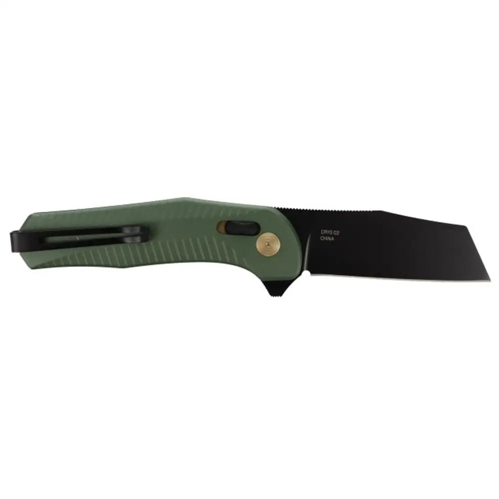 Sog Specialty Knives Sog Diverge Xr Folding Knife 3’’ Sheepsfoot Blade Black and Forest Green Blister Pack Buy at Faith