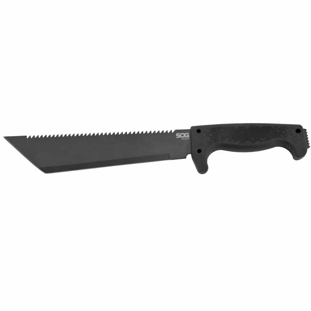 Sog Specialty Knives & Edged Tools|axes Hatchets Machetes Sog Sogfari Tanto Machete 10’’ Blade Black Buy at Faith