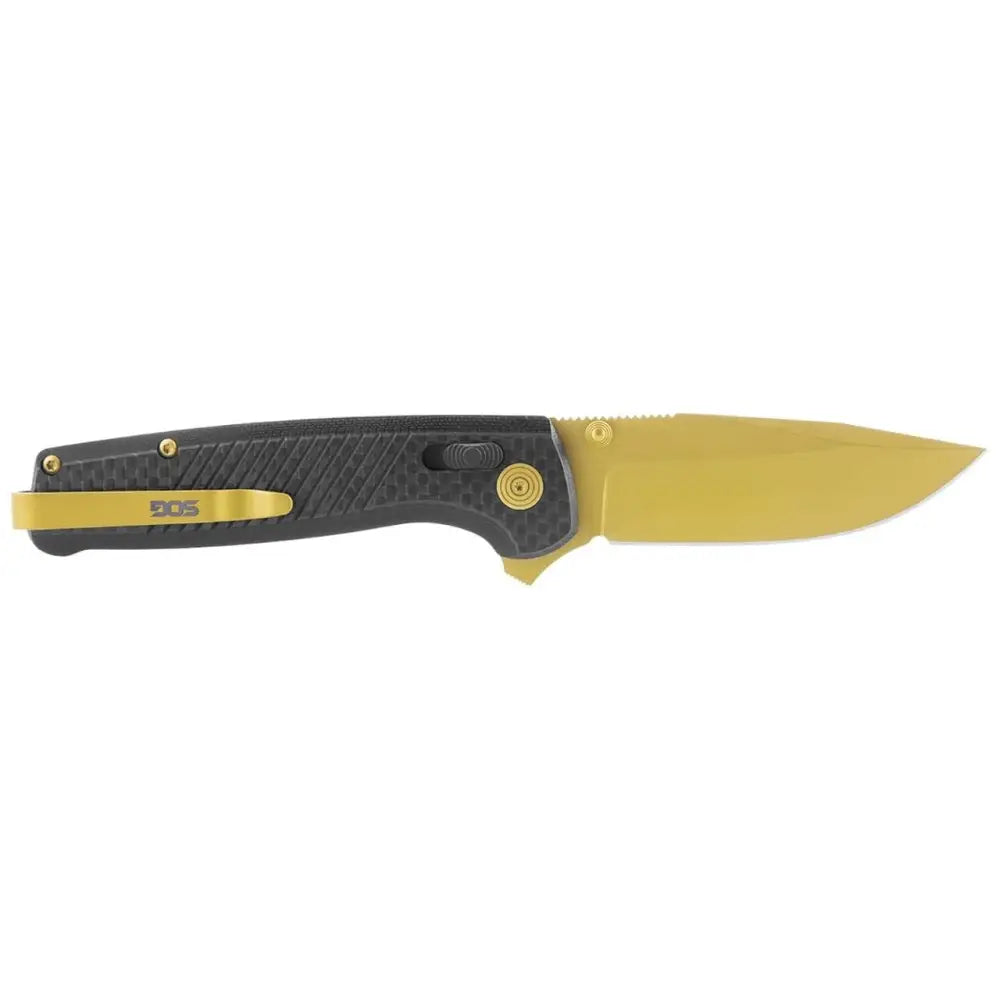 Sog Specialty Knives & Edged Tools|knives|knives Tools Sog Terminus Xr Lte Folding Knife 2.95’’ Blade Black and Gold