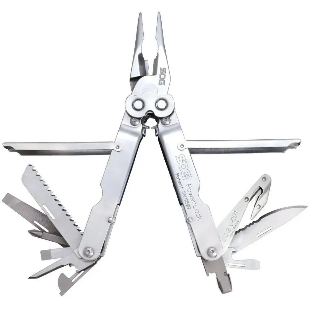 Sog Specialty Knives & Edged Tools|knives Tools Sog Powerlock with v Cutter Multi-tool Nylon Sheath Buy at Faith
