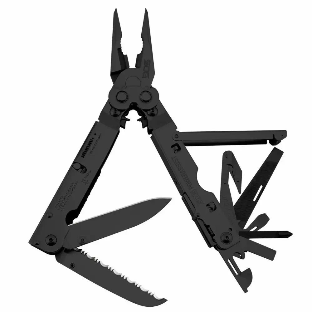 Sog Specialty Knives & Edged Tools|multi-tools Sog Powerassist Black Multi Tool Nylon Sheath Buy at Faith and Freedom