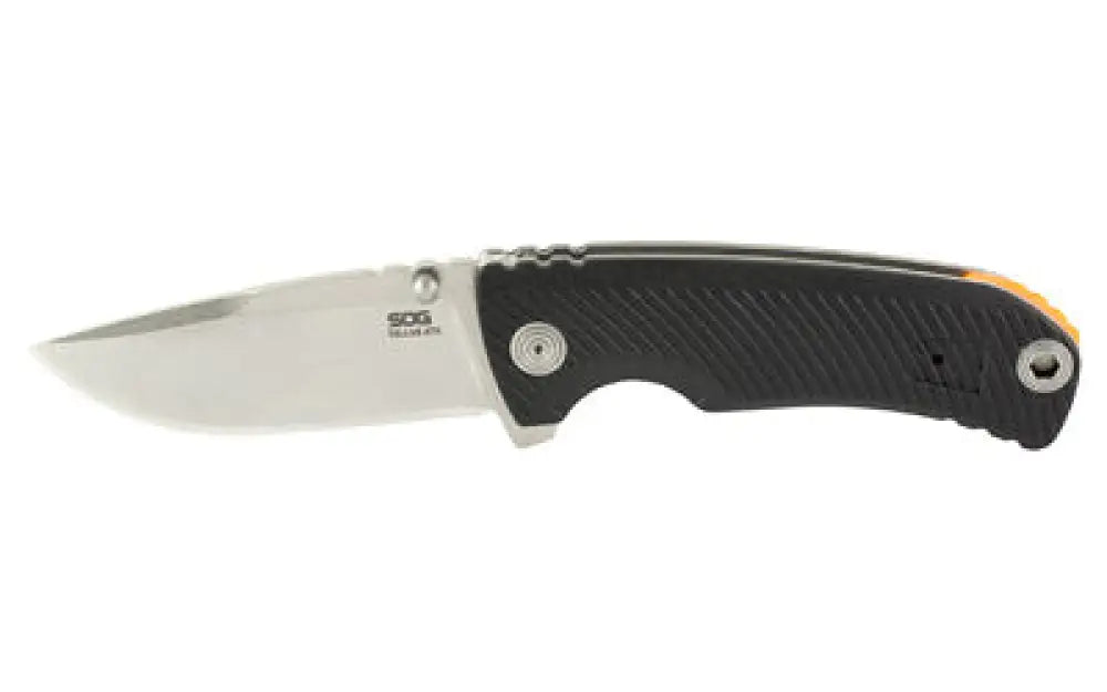 Sog Tellus Atk 3.5’’ Black/orange Buy at Faith and Freedom Outdoors - Folding Knives - Knife