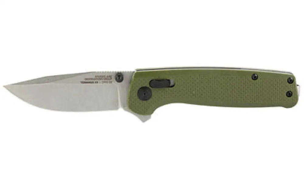 Sog Terminus Xr G10 Olive Drab 2.95’’ Buy at Faith and Freedom Outdoors - Folding Knives - Knife
