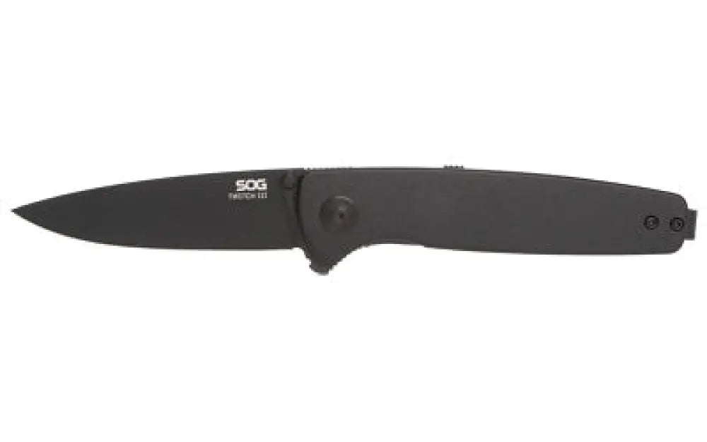 Sog Twitch Iii 3.1’’ Blackout Buy at Faith and Freedom Outdoors - Folding Knives - Knife