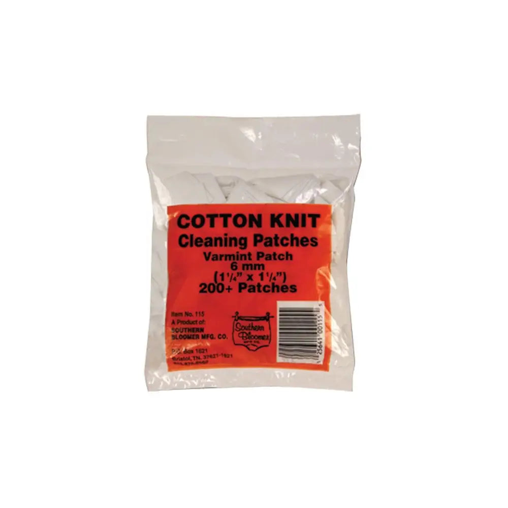 Southern Bloomer Mfg. Co. Gun Cleaning Jags Patch Holders & Patches 6mm 200/pack Buy at Faith and Freedom Outdoors
