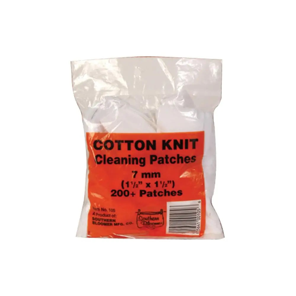 Southern Bloomer Mfg. Co. Gun Cleaning Jags Patch Holders & Patches 7mm 1.5’’ x X1.5’’ 200/pack Buy at Faith