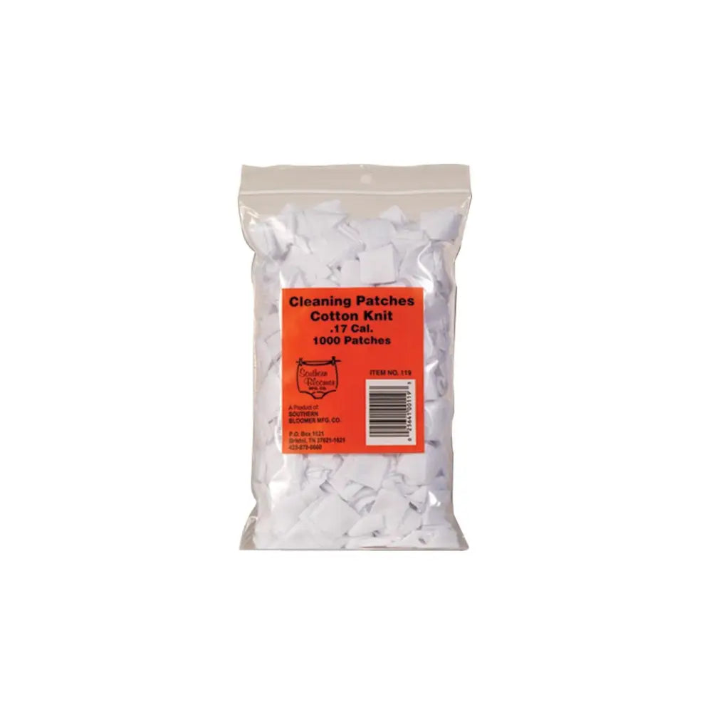 Southern Bloomer Mfg. Co. Gun Cleaning Jags Patch Holders & Patches Rifle.17 Cal - 1000/ct Buy at Faith and Freedom