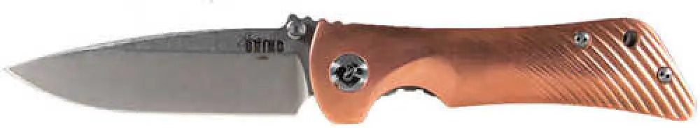 Southern Grind Sg06030014 Spider Monkey 3.25’’ Folding Drop Point Plain Satin S35vn Ss Blade/ Titanium/copper Handle