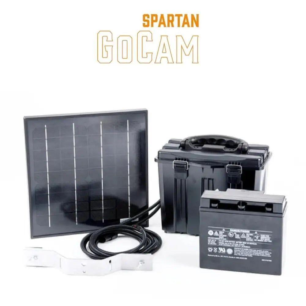 Spartan Camera Trail Accessories Solar Kit Compatible with Gocam Models Buy at Faith and Freedom Outdoors