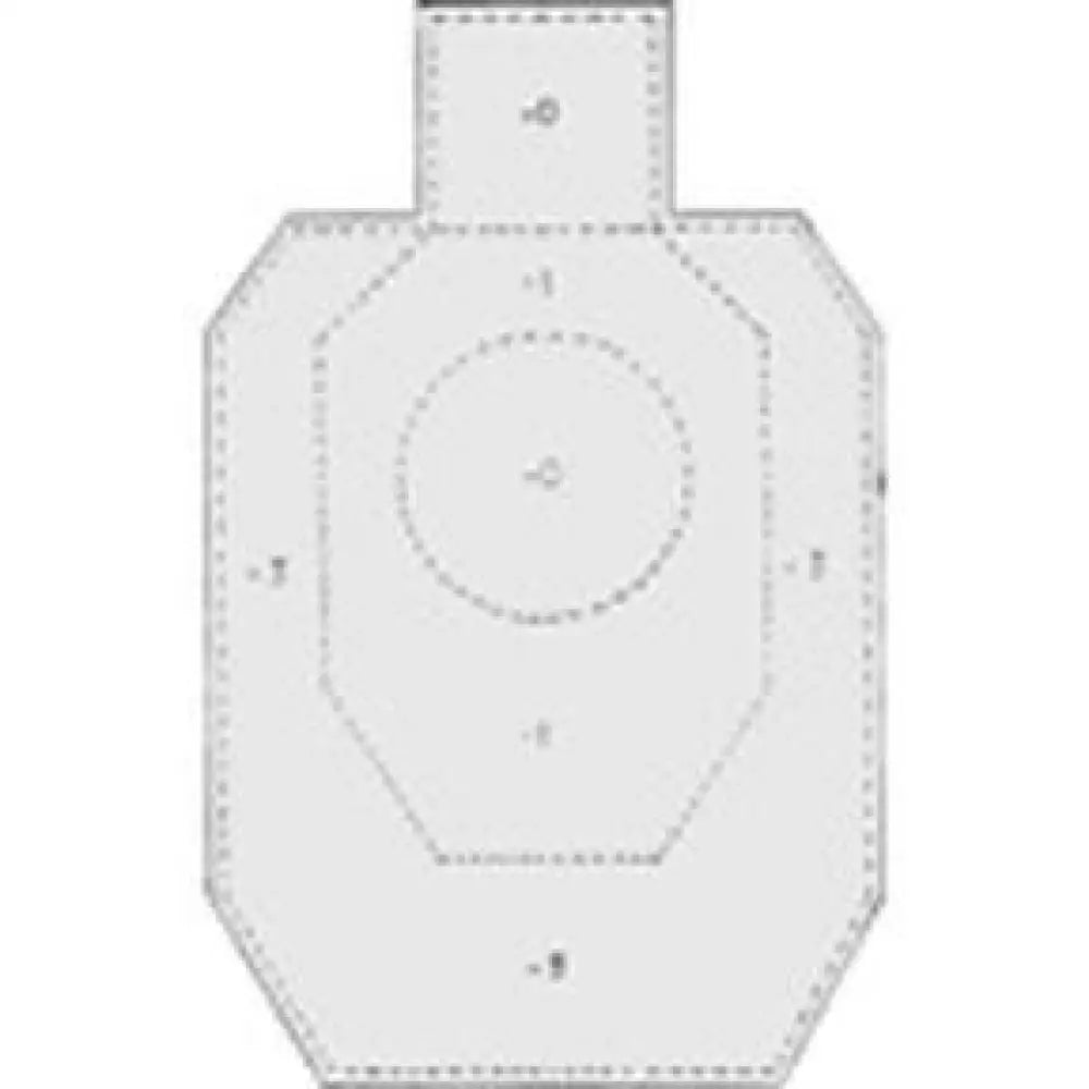 Speedwell Targets Paper Official Idpa Target 100/pack Buy at Faith and Freedom Outdoors