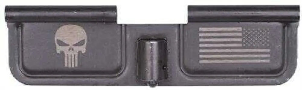 Spikes Tactical Sed7005 Ejection Port Door Ar-15 Laser-engraved Punisher Steel Black