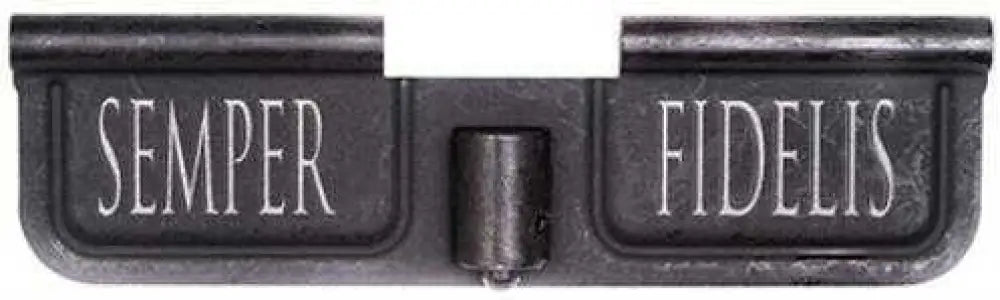 Spikes Tactical Sed7008 Ejection Port Door Ar-15 Laser-engraved Semper Fidelis Steel Black