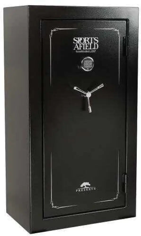 Sports Afield Preserve Gun Safe Electronic Keypad 59’’ h x 32’’ w 20’’ d (exterior) Steel Black Texture - Sa5932p